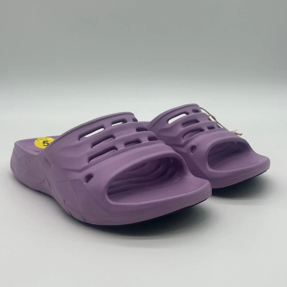 Teva Apretrail Comf Slide Lupine Purple Women's Size 5 Casual Camping Recovery